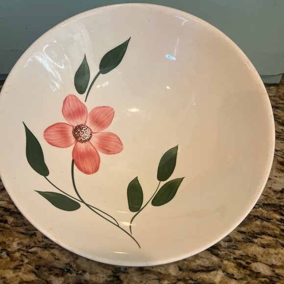 Blue Ridge Southern Other - Blue Ridge Southern Potteries Serving Bowl 9" Diameter pink floral vintage